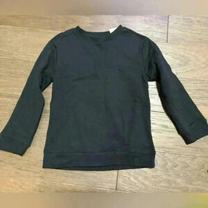 NWT Cat & Jack Black Pullover Sweatshirt XS Unisex Halloween Layering WinterFall